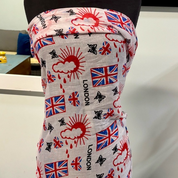 ❤️Iconic All Things London Oversized Scarf/Wrap - Picture 4 of 4